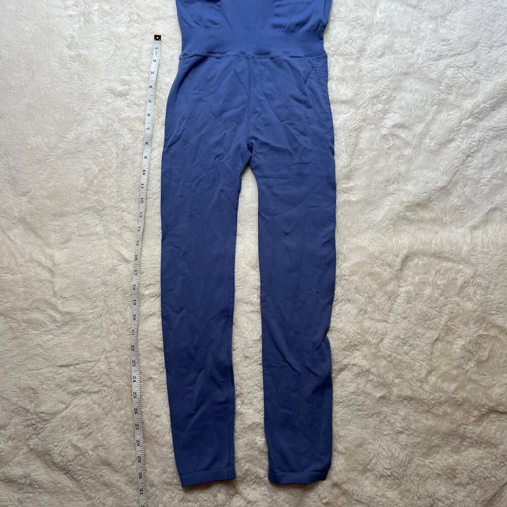NWT FP Movement Moroccan Blue Seamless One-Piece Jumpsuit –‎ Women XS/S - Picture 3 of 9